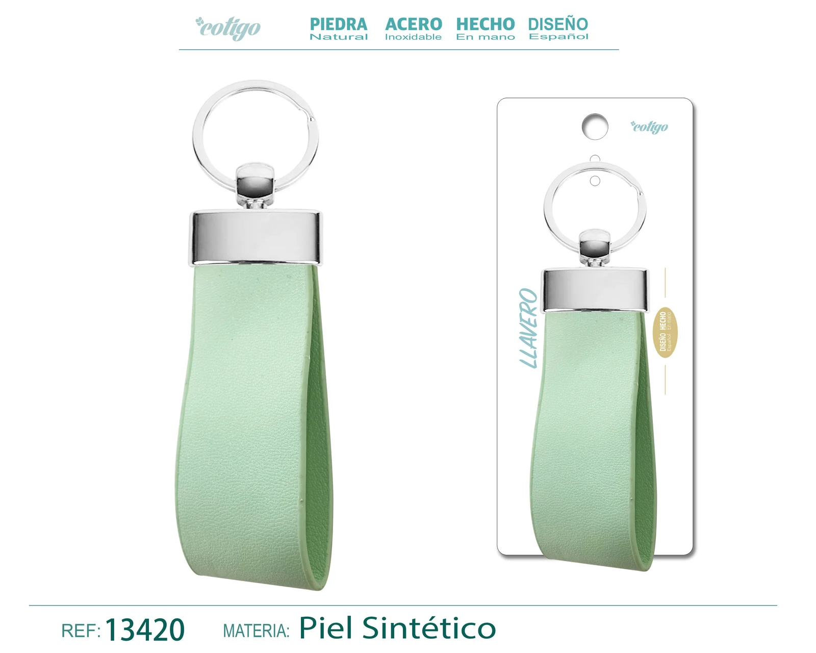 LLAVERO CUERO SINTÉTICO
