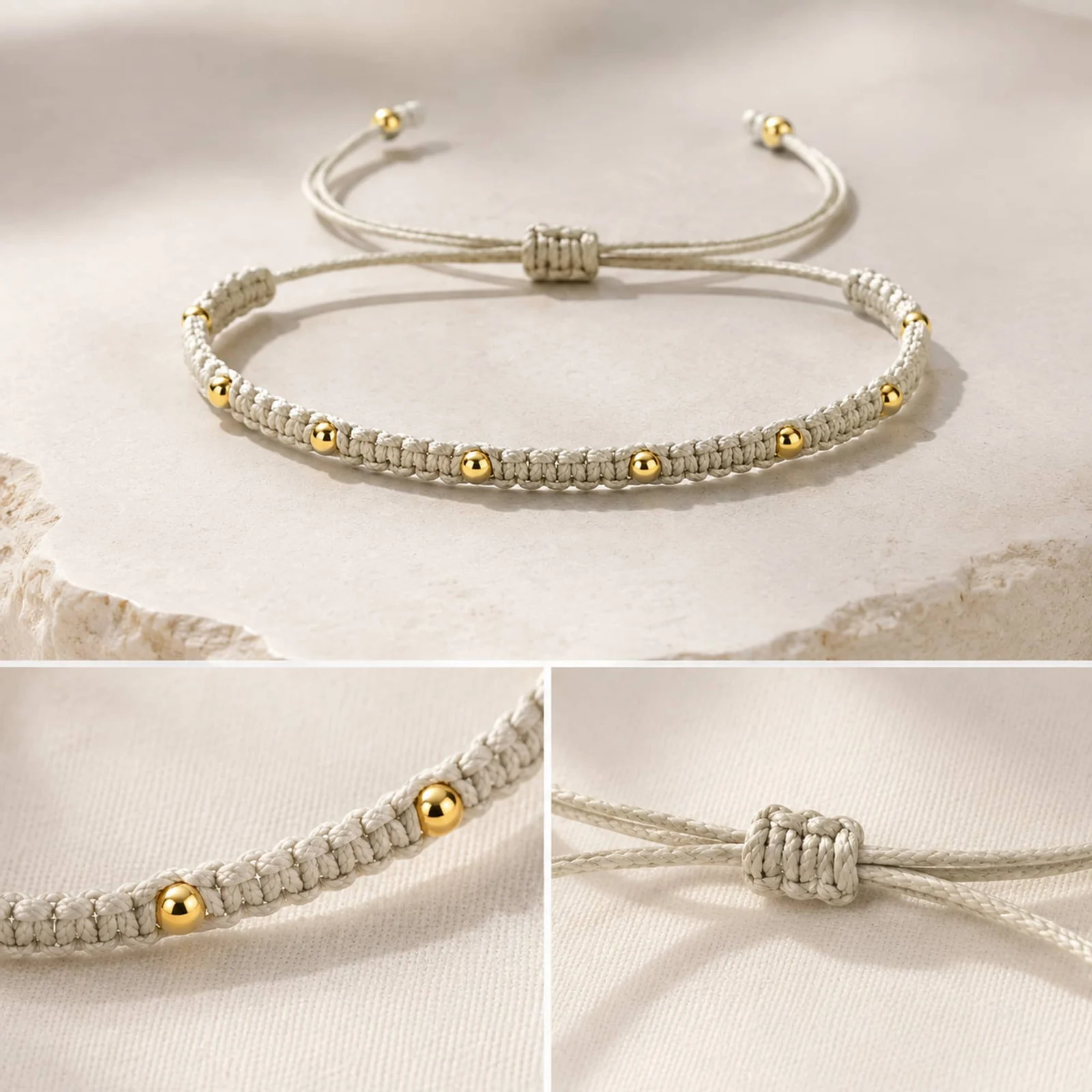 PULSERA HILO ENCERADO