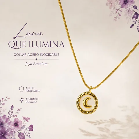 COLLAR ACERO INOXIDABLE CON SOBRE