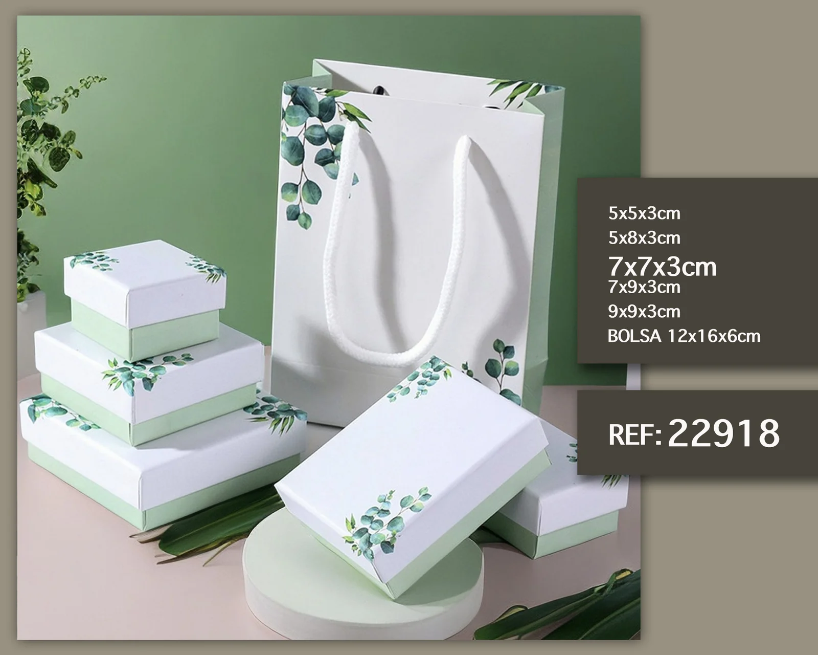 CAJA DE REGALO 7X7X3CM