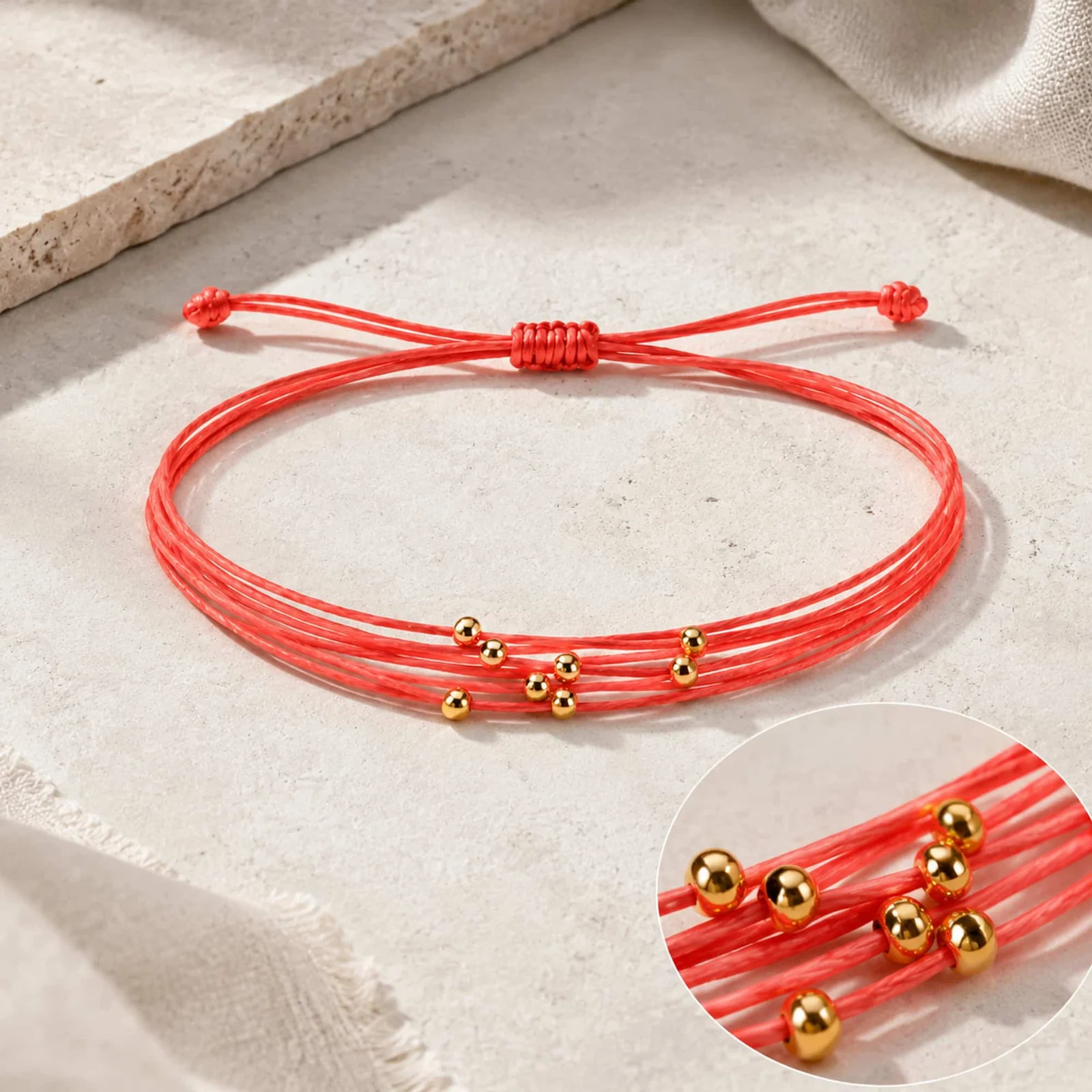 PULSERA HILO ENCERADO
