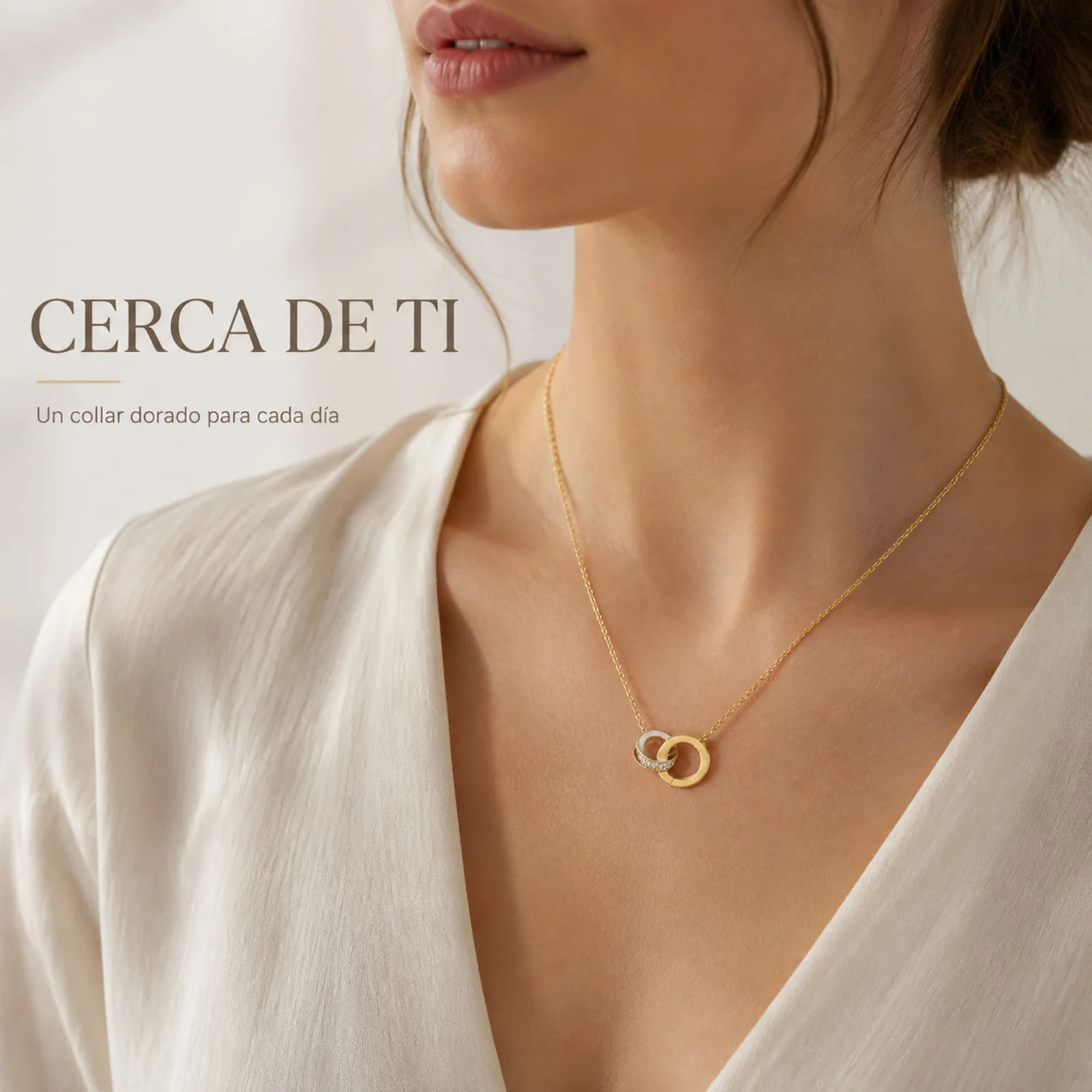 COLLAR ACERO INOXIDABLE CON SOBRE