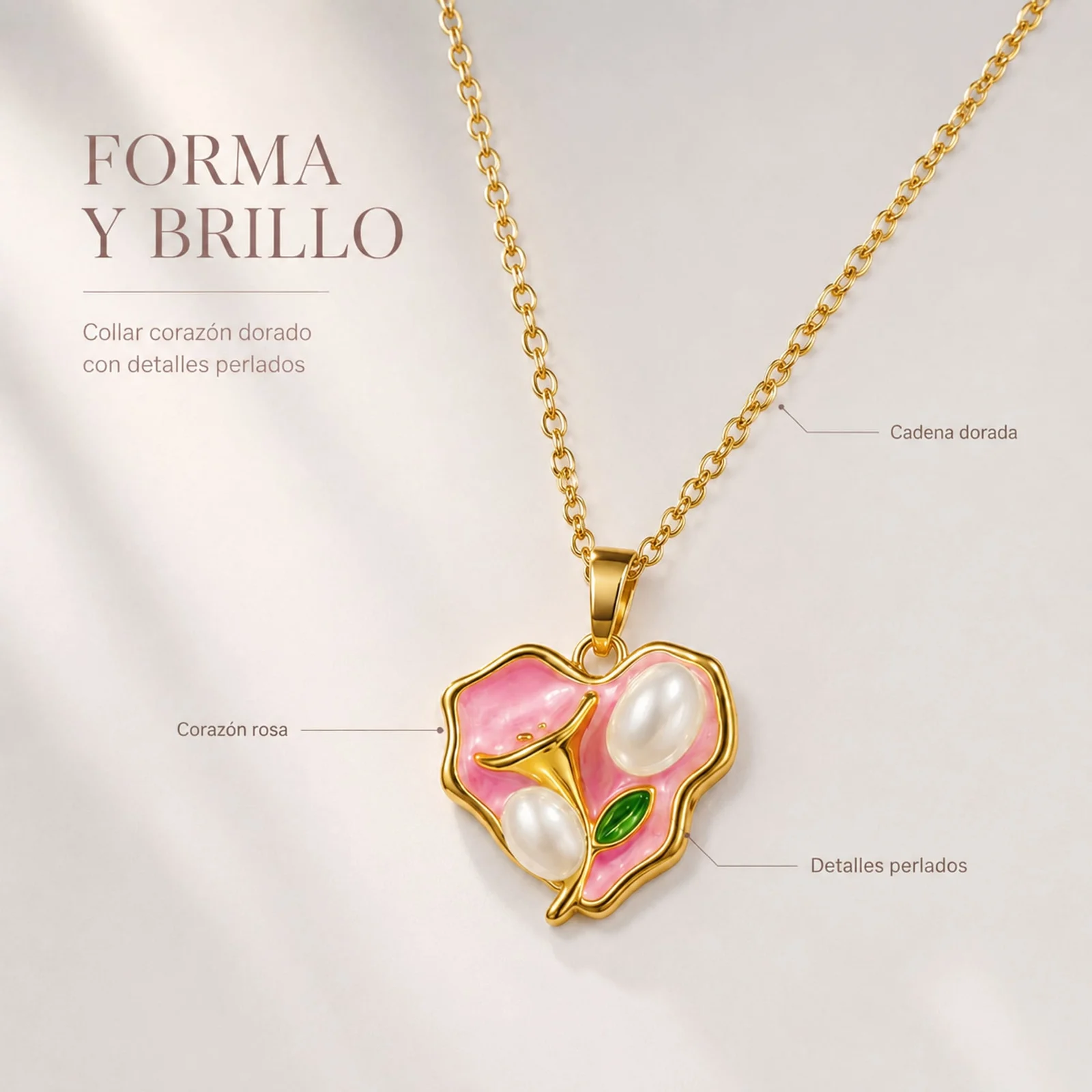 COLGANTE CHAPADO ORO 14K CON CIRCONITA
