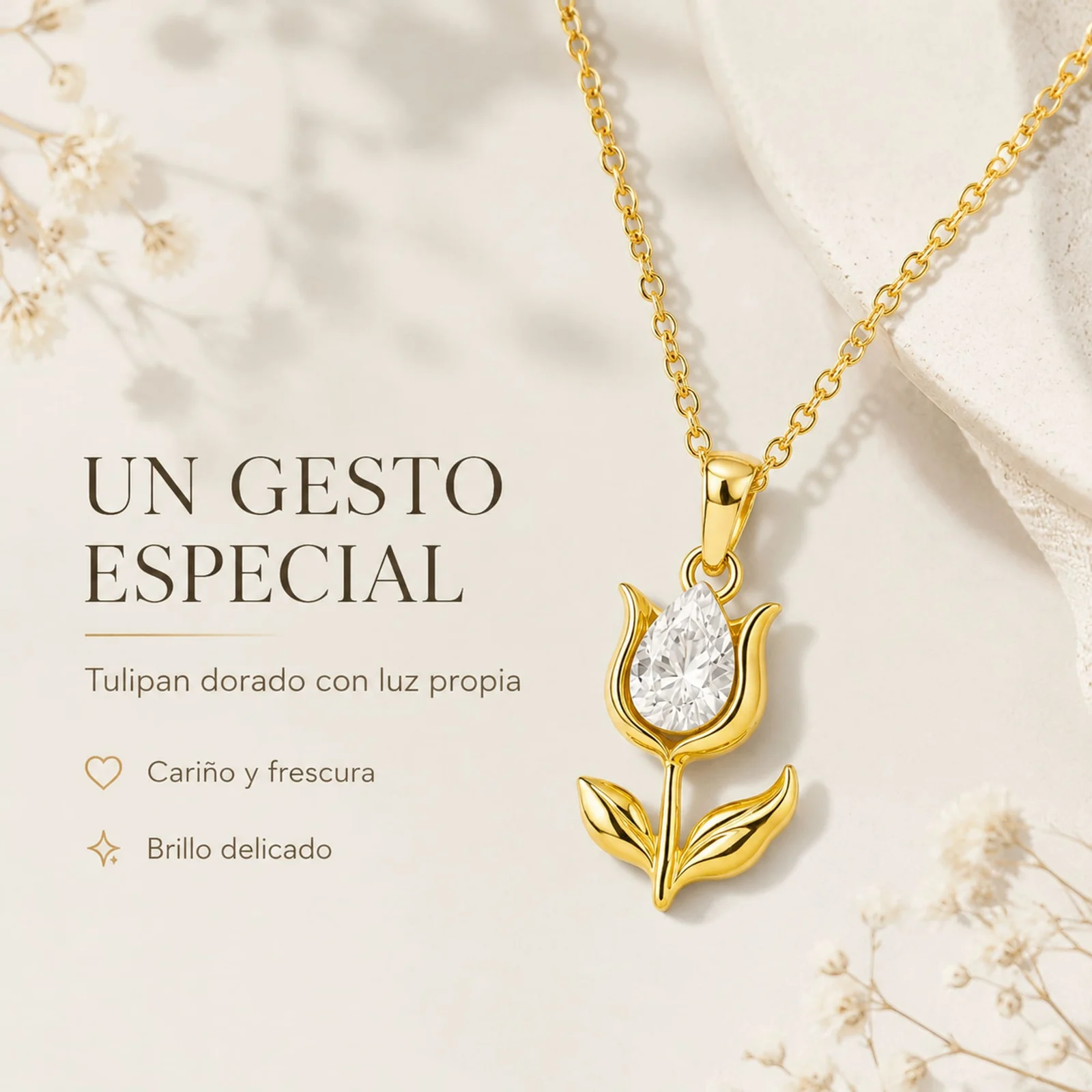 COLGANTE CHAPADO ORO 14K CON CIRCONITA