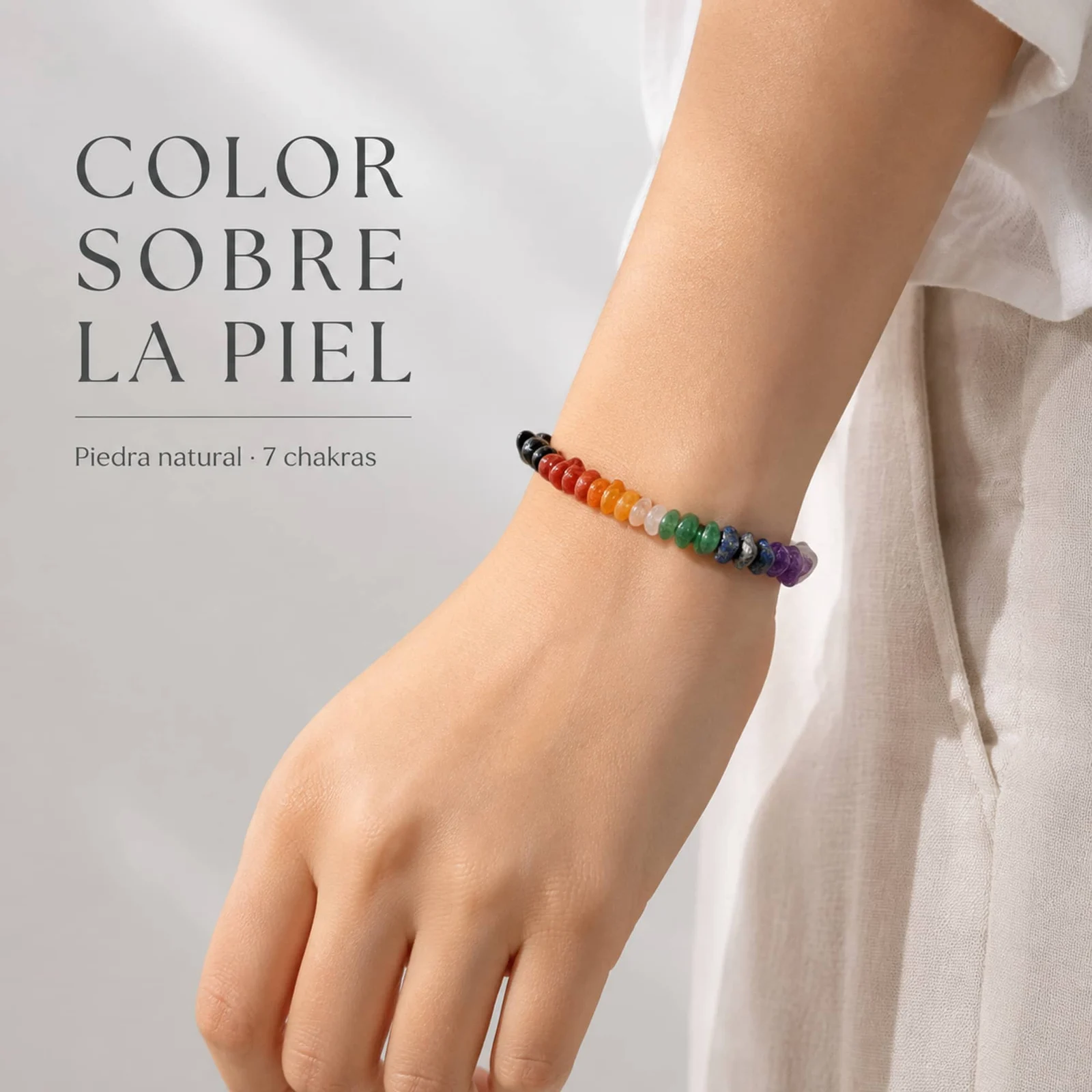 Pulsera Piedra natural 7 Chakras