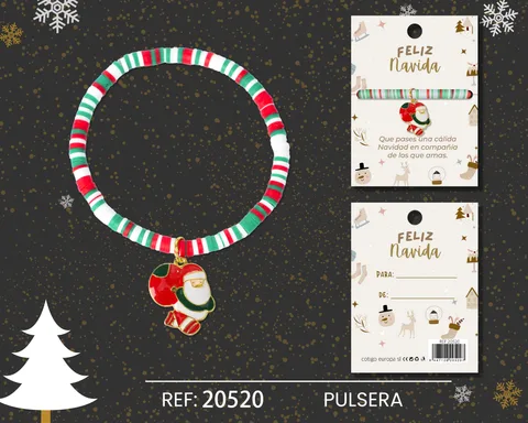 PULSERA DE NAVIDAD