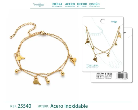 Tobillera Acero Inoxidable