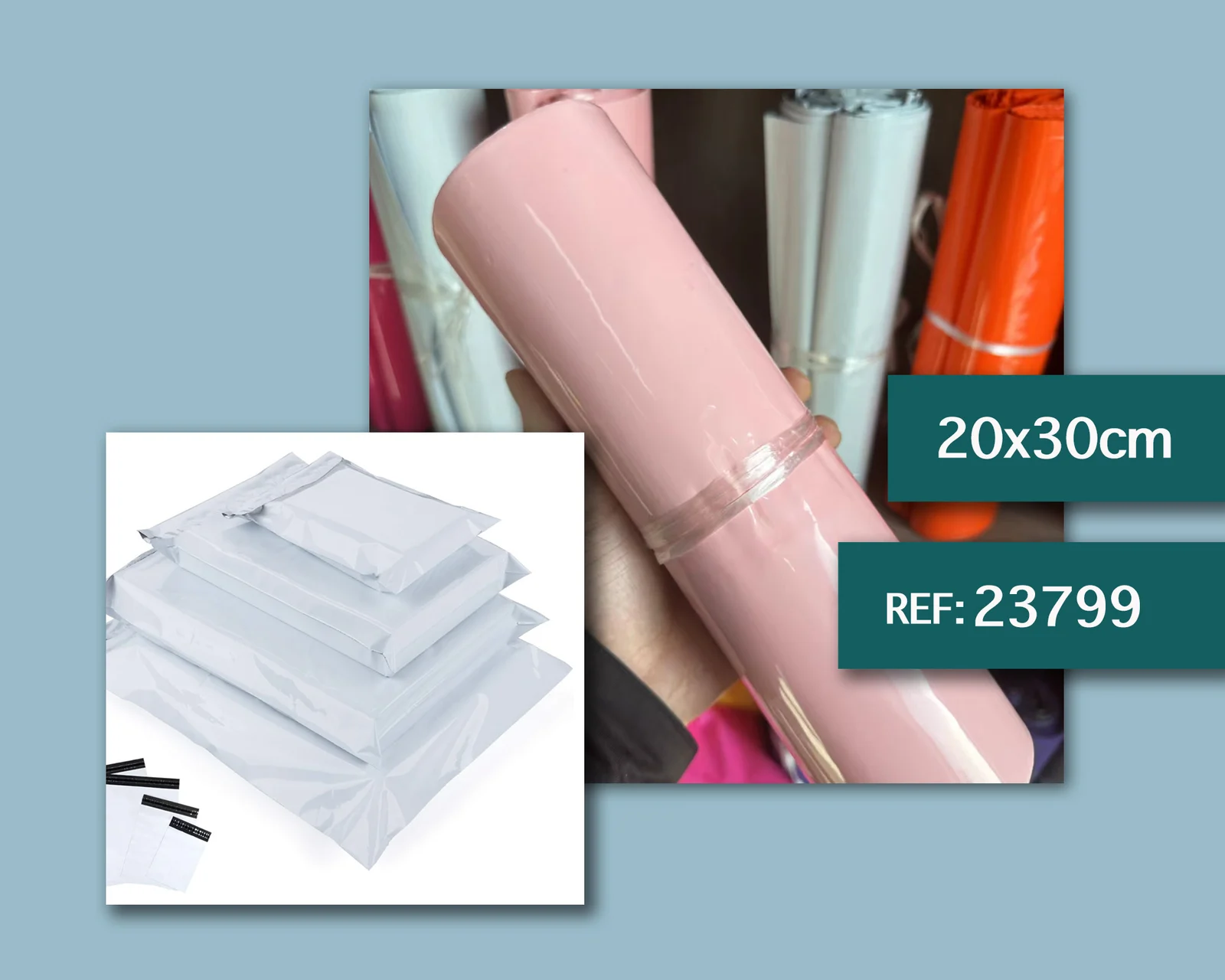 BOLSA PARA EMPAQUETE 100PCS-20*30CM