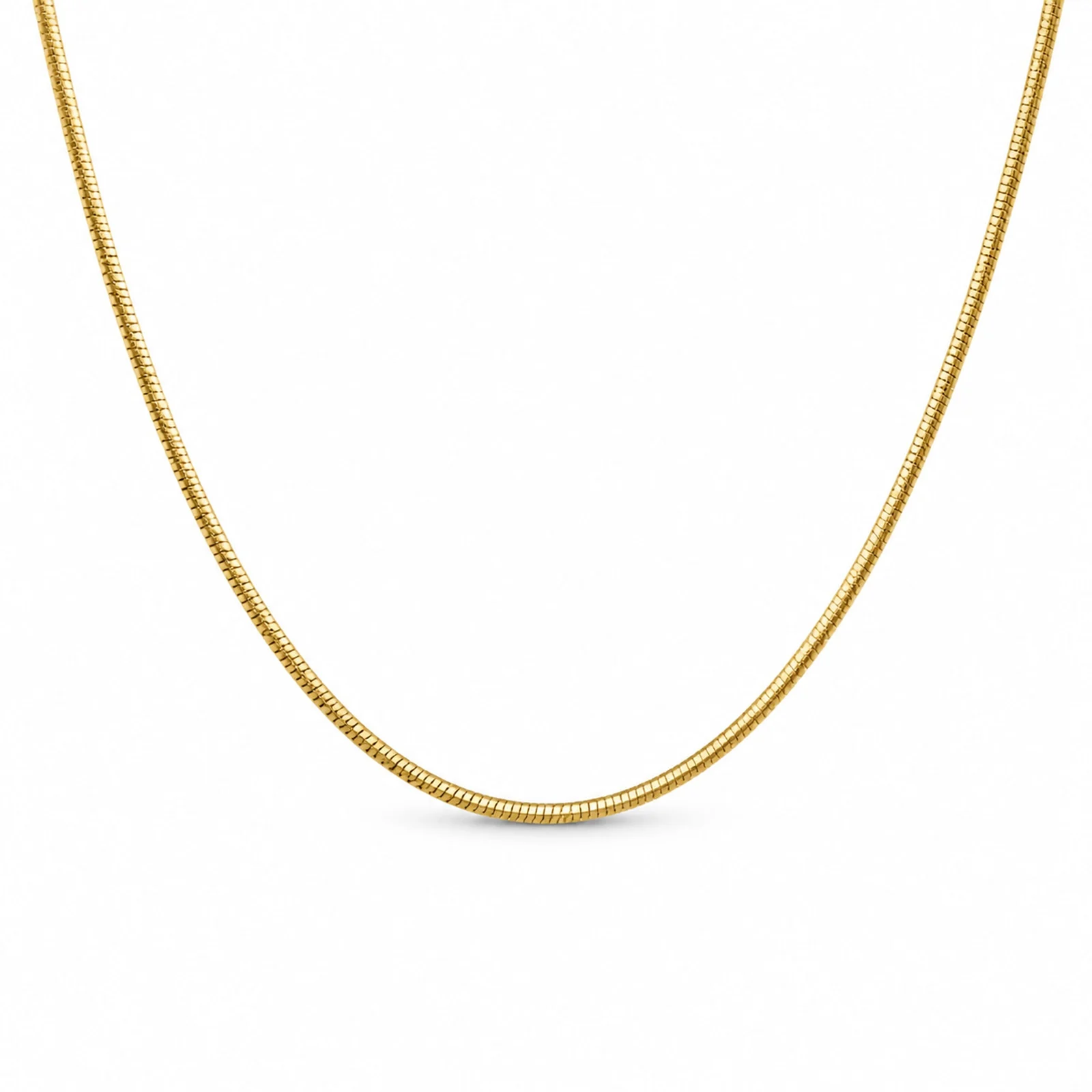 COLLAR DE CADENA ACERO DORADO