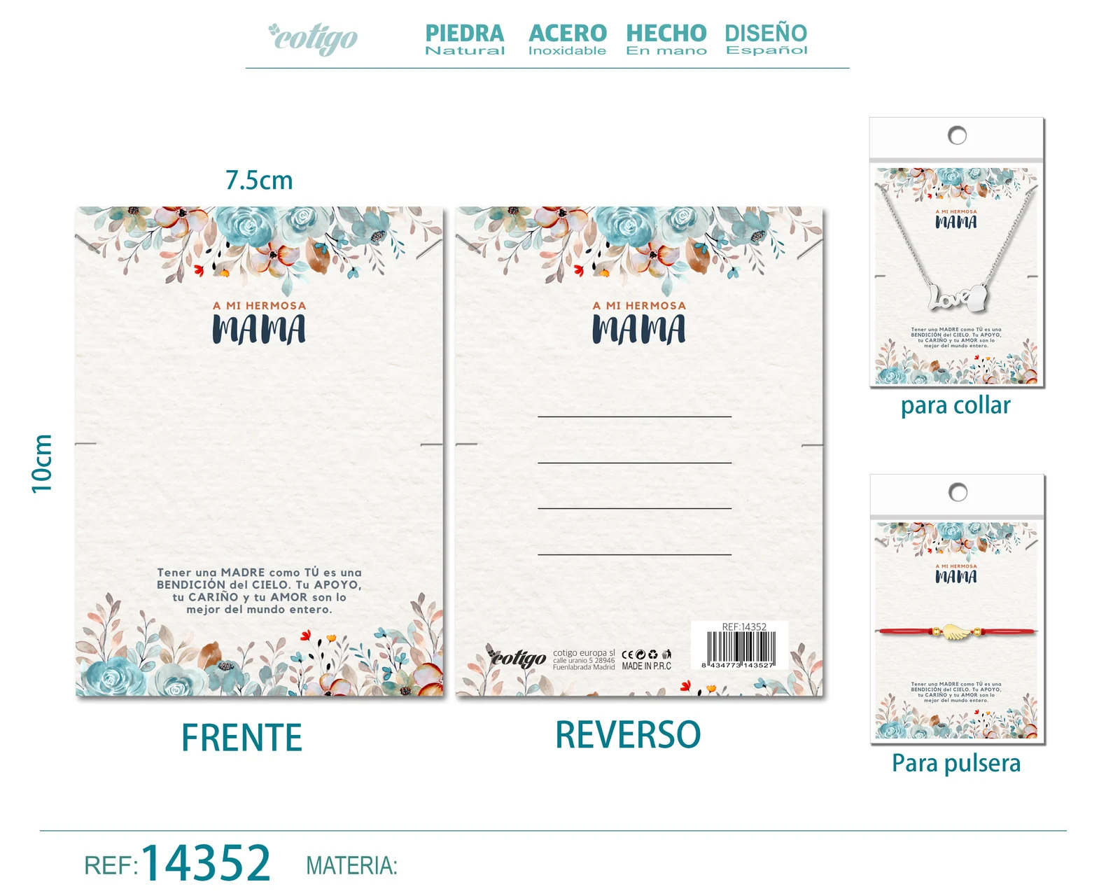 TARJETA FELICITACIÓN PARA MAMÁ