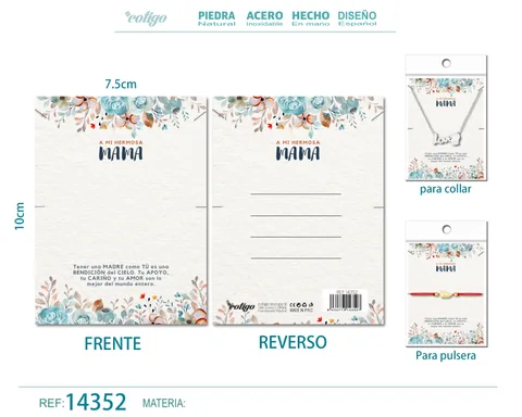 TARJETA FELICITACIÓN PARA MAMÁ