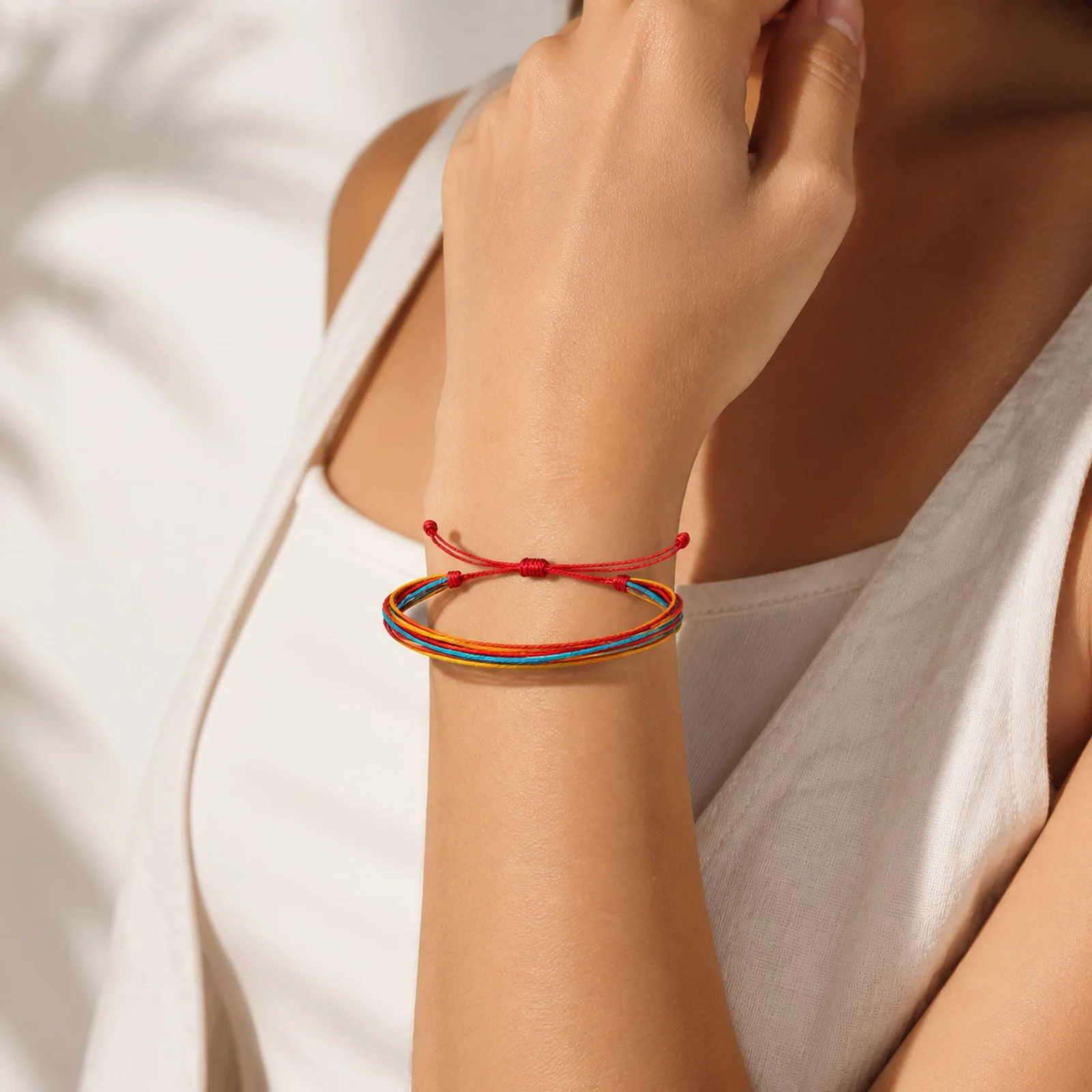 PULSERA HILO ENCERADO