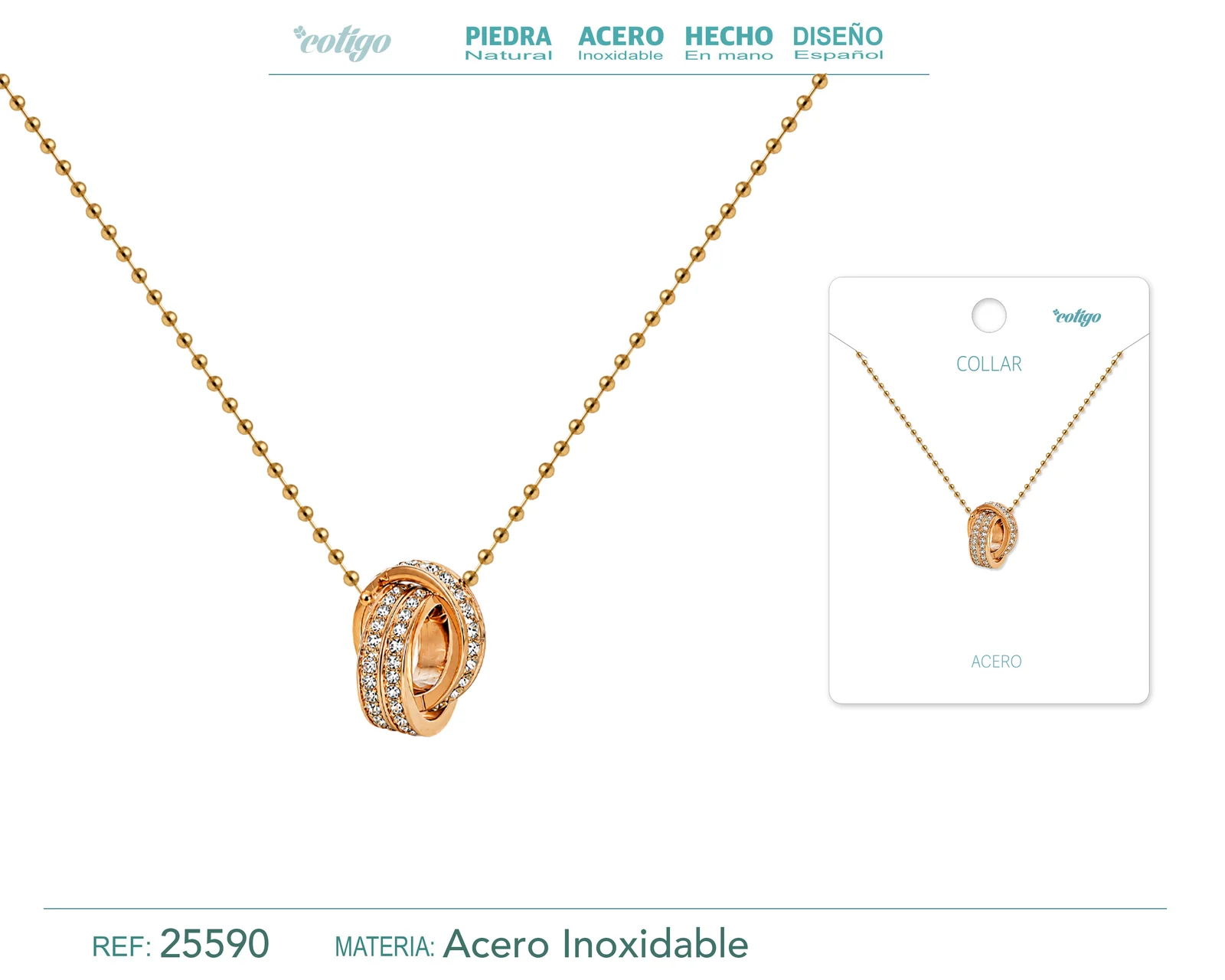 Collar Acero Inoxidable