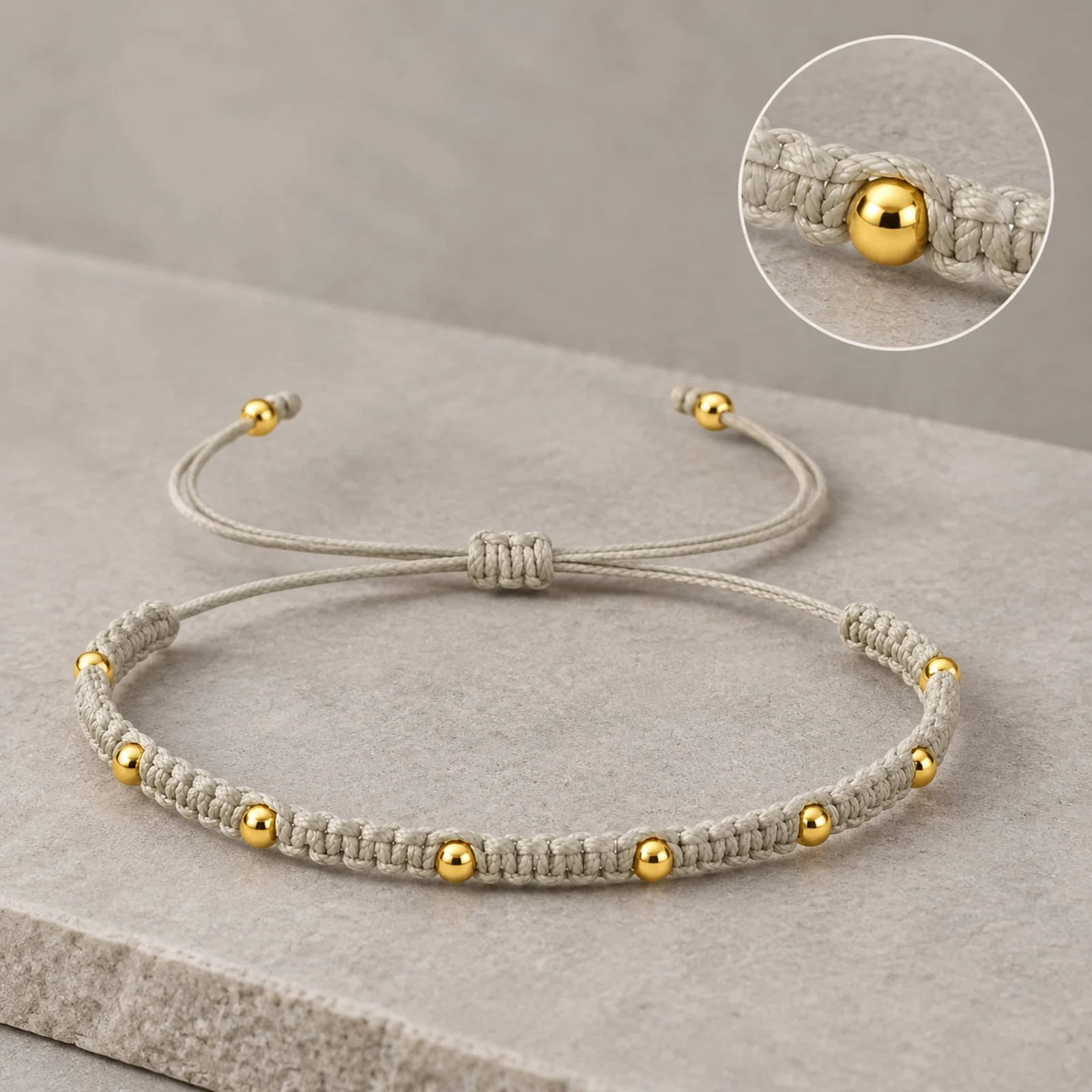 PULSERA HILO ENCERADO