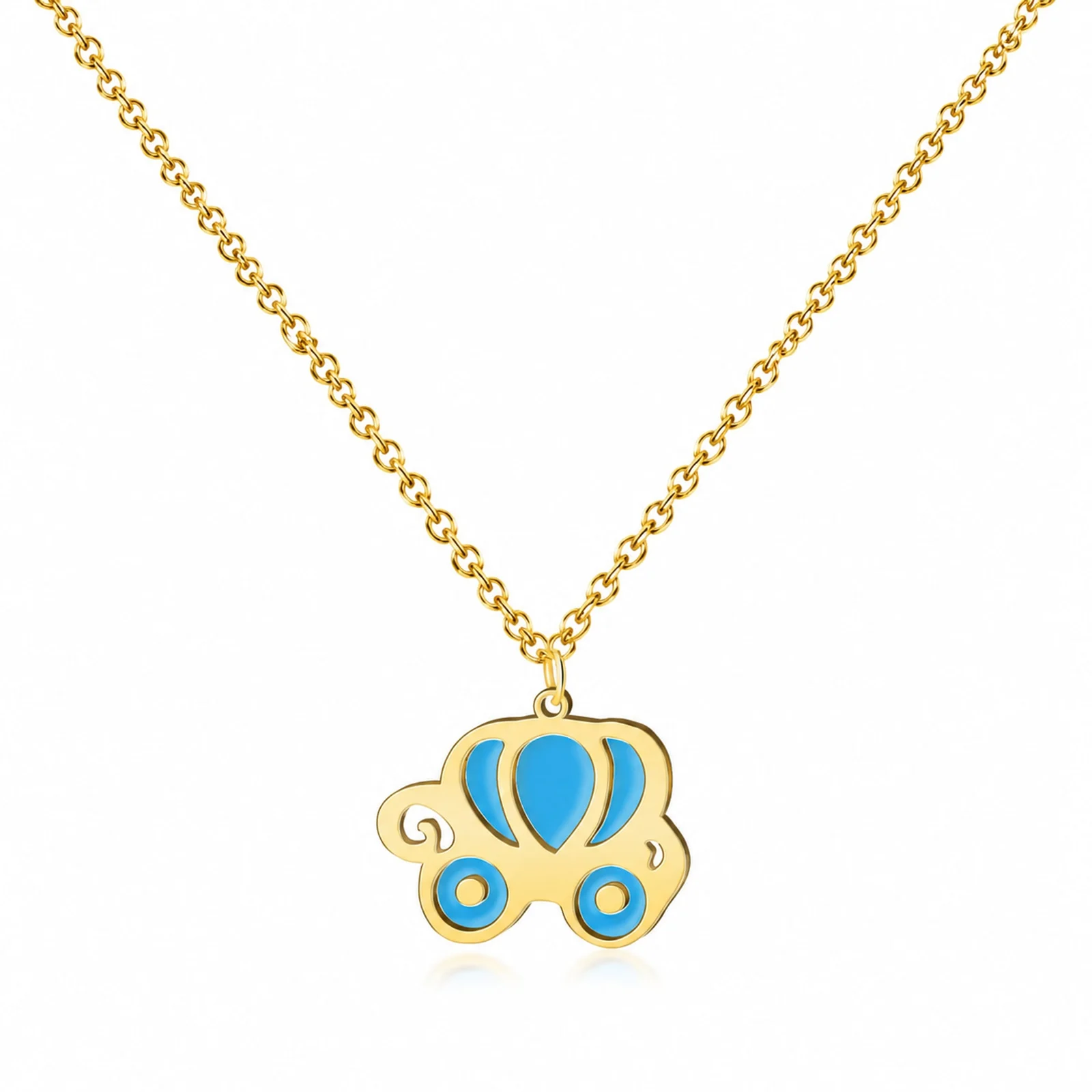 COLLAR NIÑA ACERO COLOR DORADO
