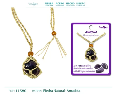 COLGANTE DE AMATISTA