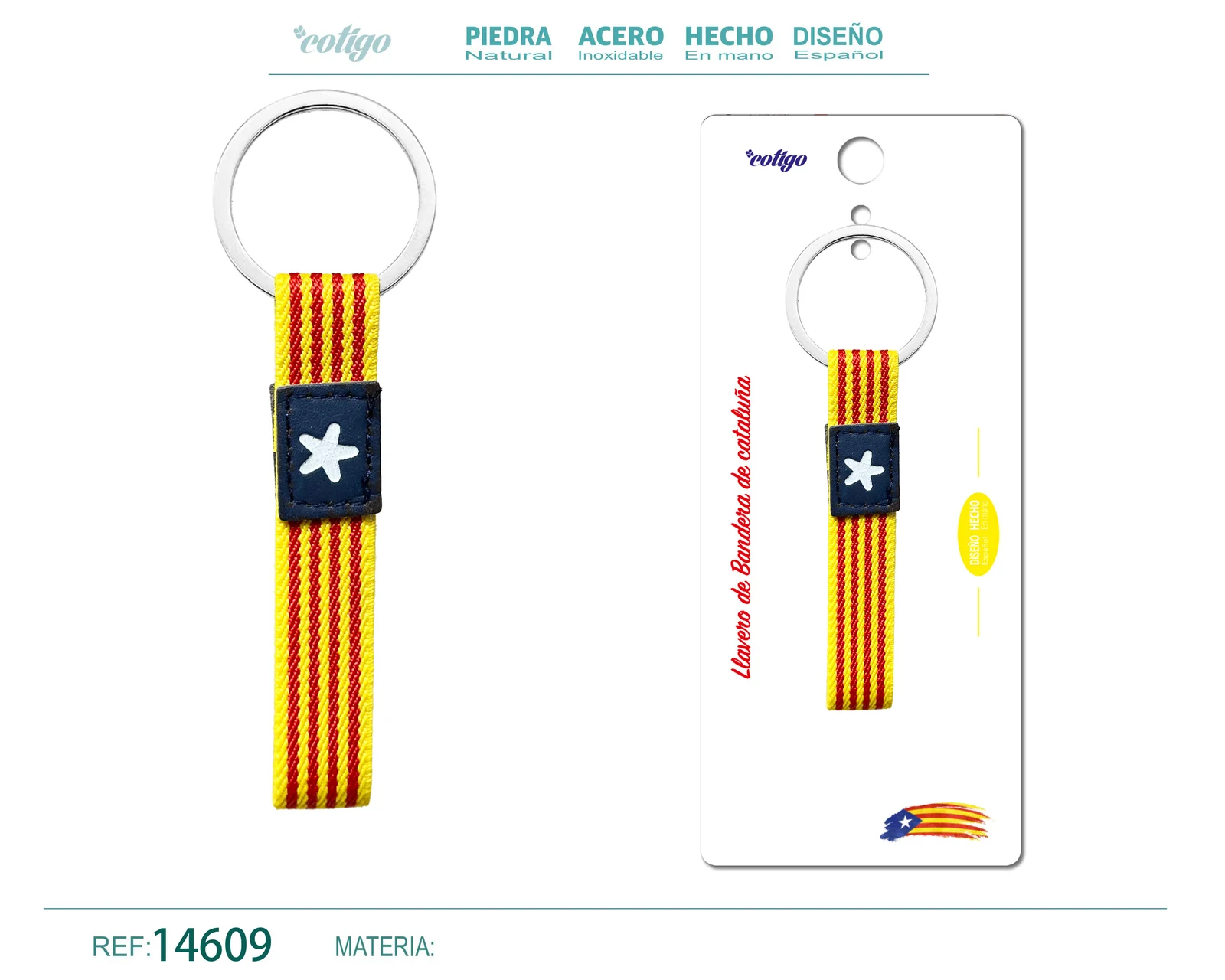 LLAVERO BANDERA CATALUÑA