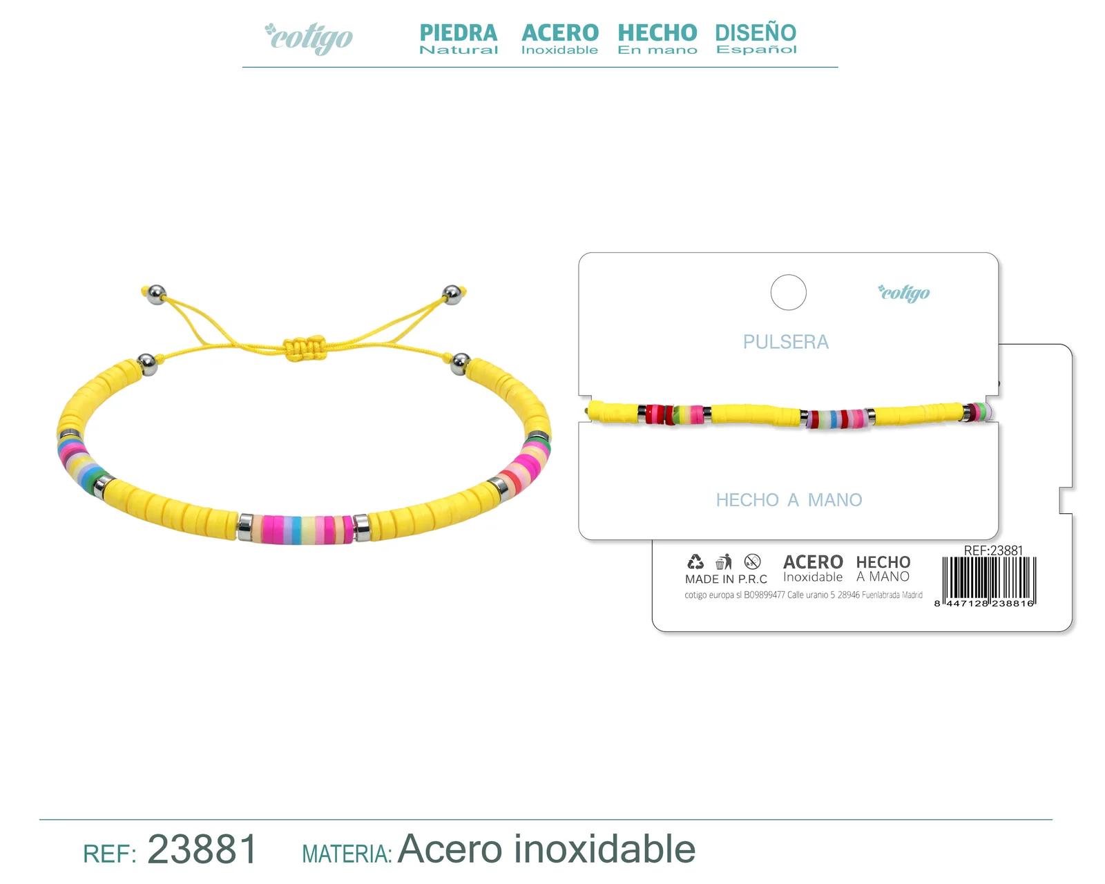 PULSERA HILO HECHO A MANO
