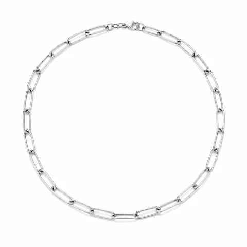 COLLAR DE CADENA ACERO PLATEADO