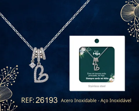 COLGANTE CHAPADA ORO 14K CON CIRCONITA PARA REGALAR