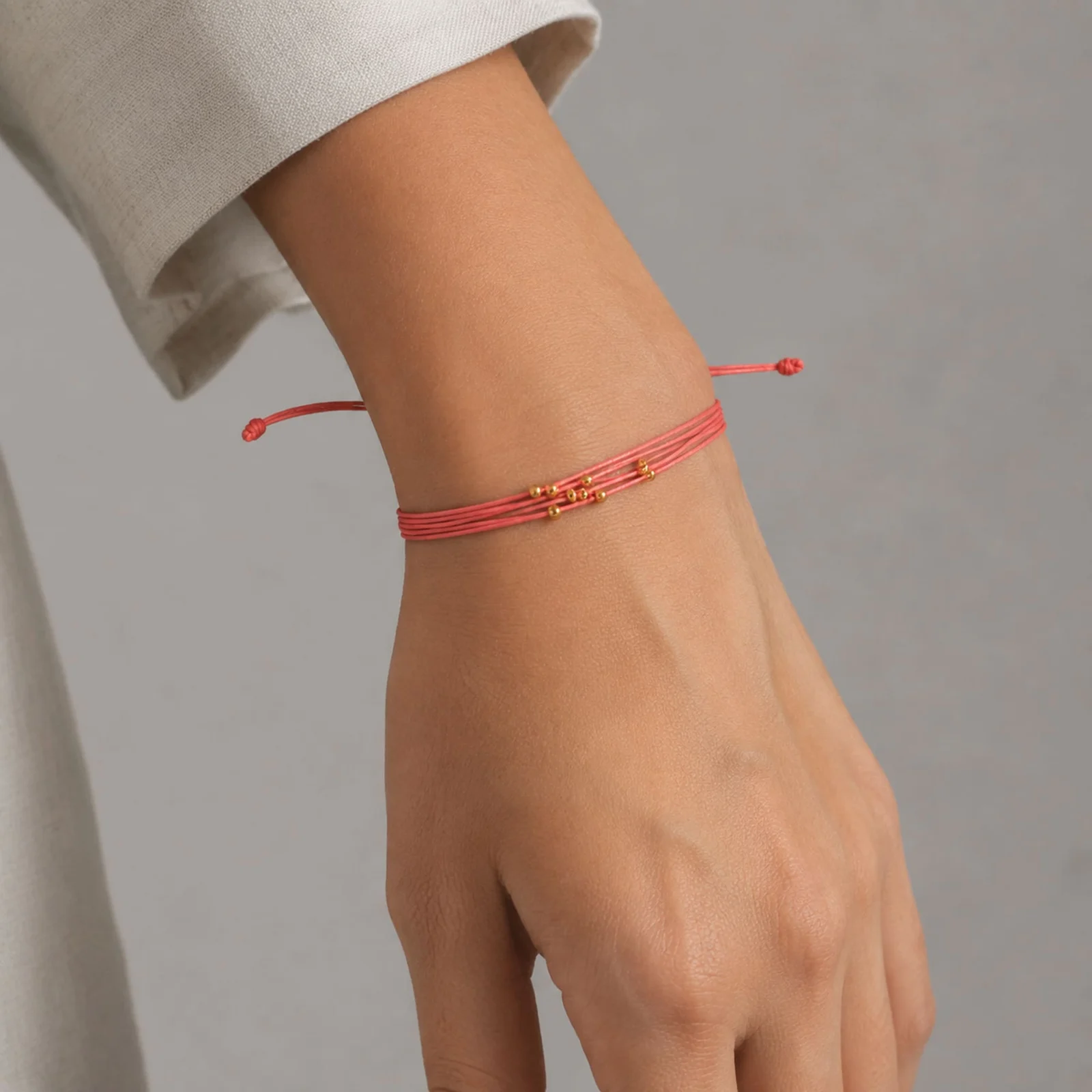 PULSERA HILO ENCERADO