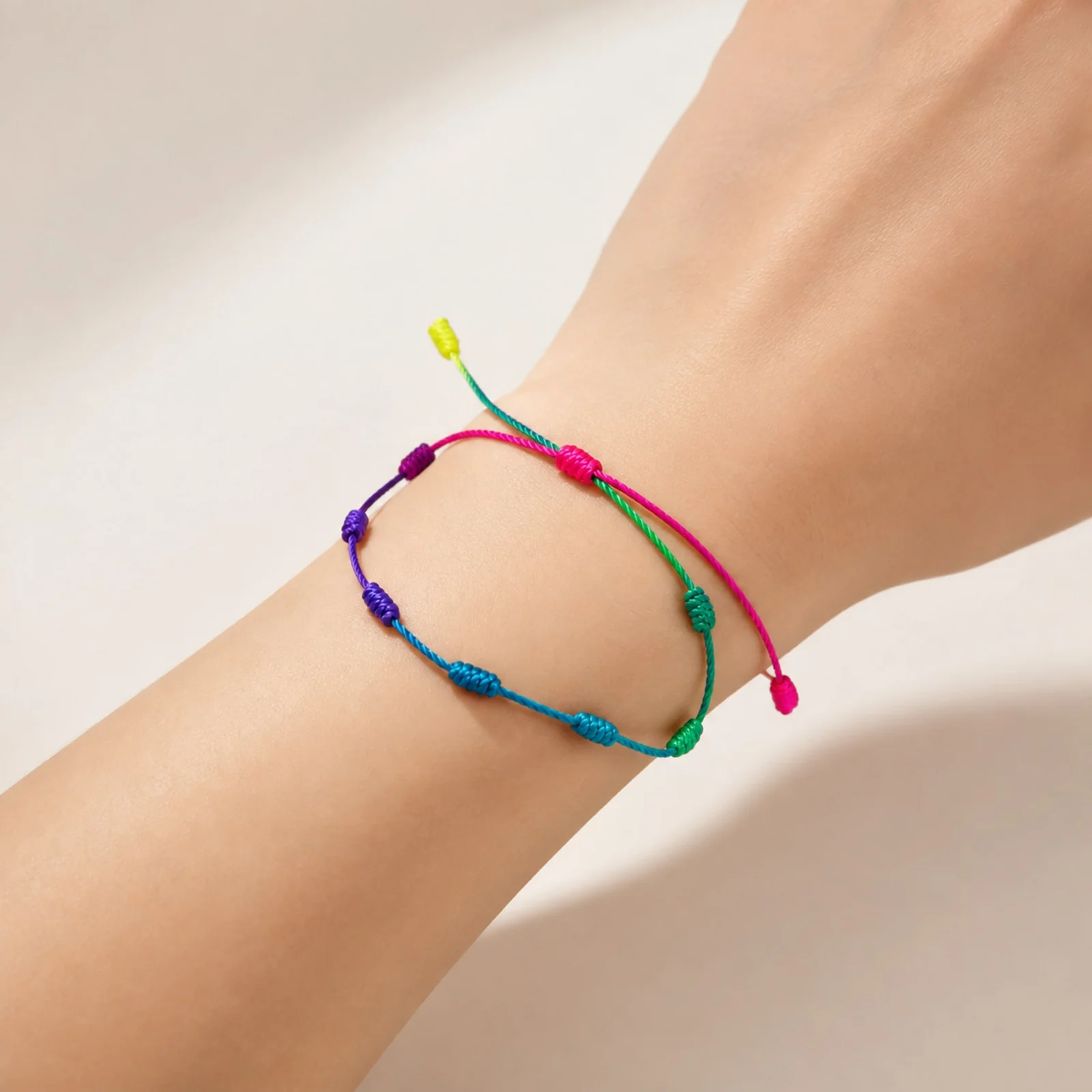 PULSERA 7 NUDOS MULTICOLOR