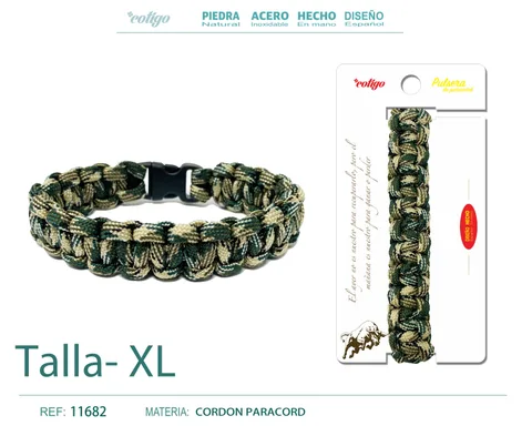 PULSERA PARACORD TRENZADO