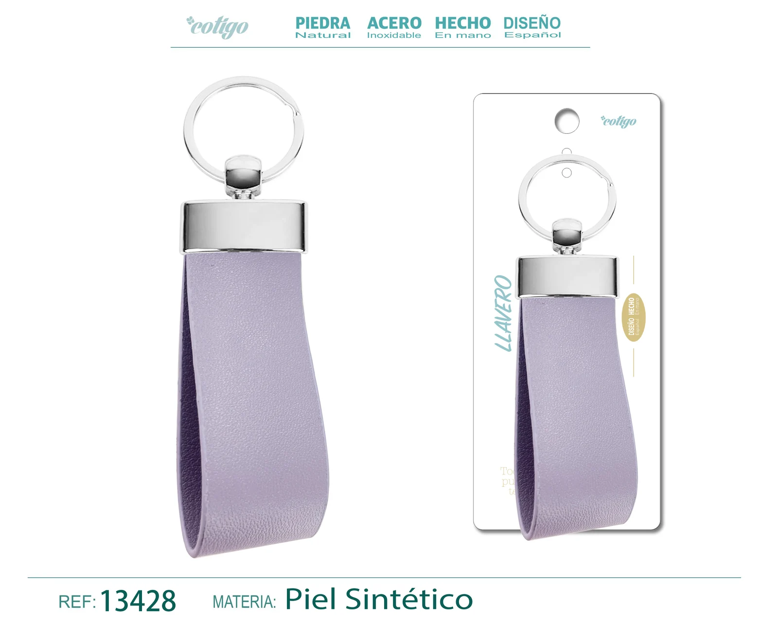 LLAVERO CUERO SINTÉTICO