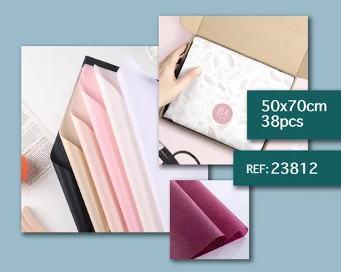 PAPEL DE SEDA PARA EMPAQUETE 50X70CM-38PCS
