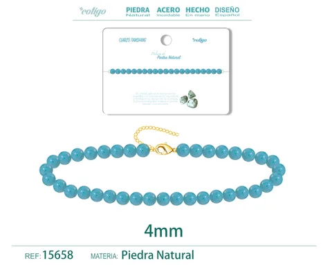PULSERA CUARZO TIANSHANG 4MM