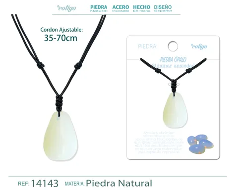 COLGANTE GOTITA DE PIEDRA ÓPALO