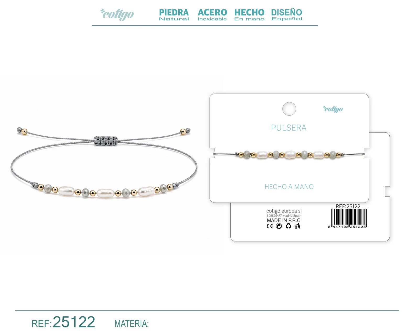 PULSERA HECHO A MANO