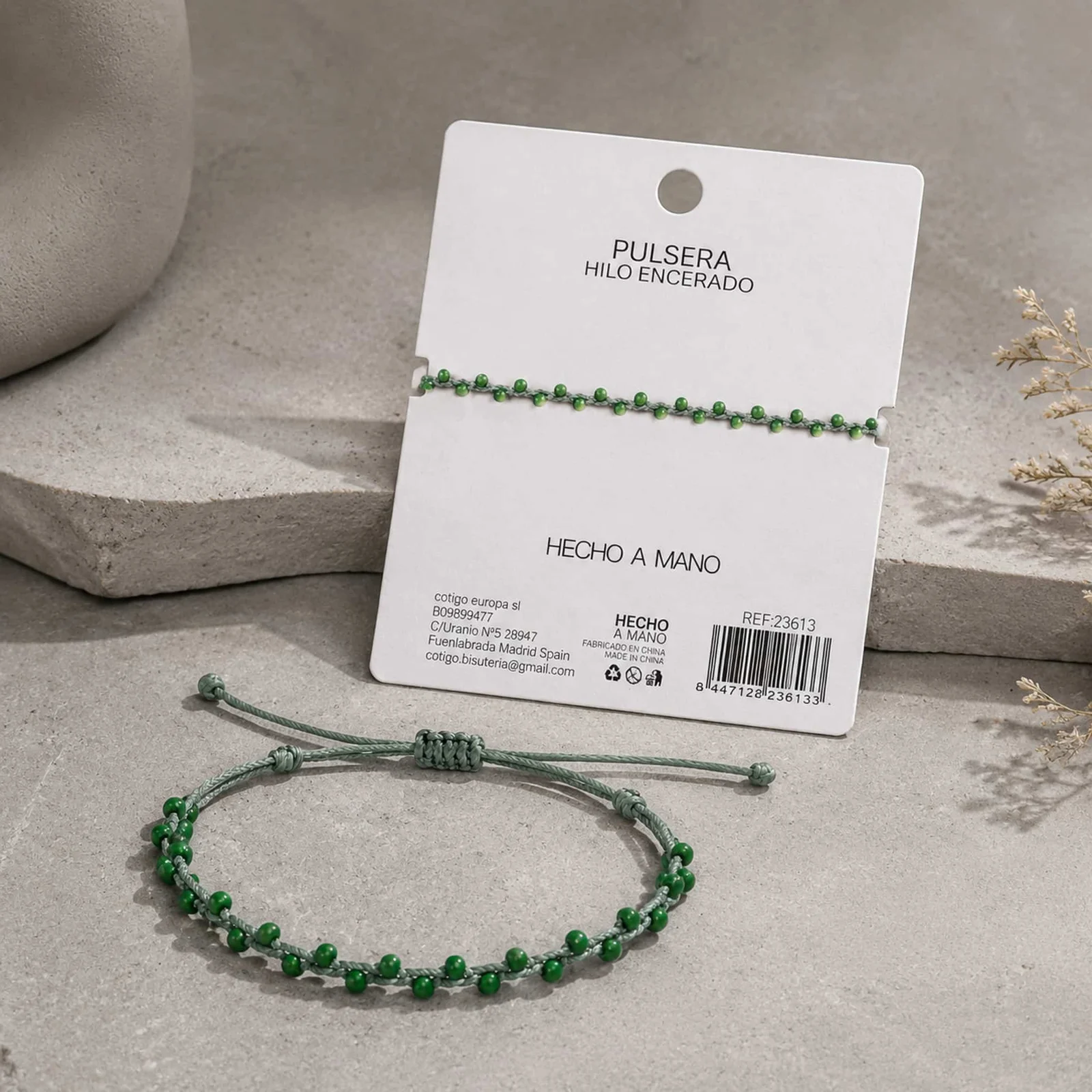 PULSERA HILO ENCERADO
