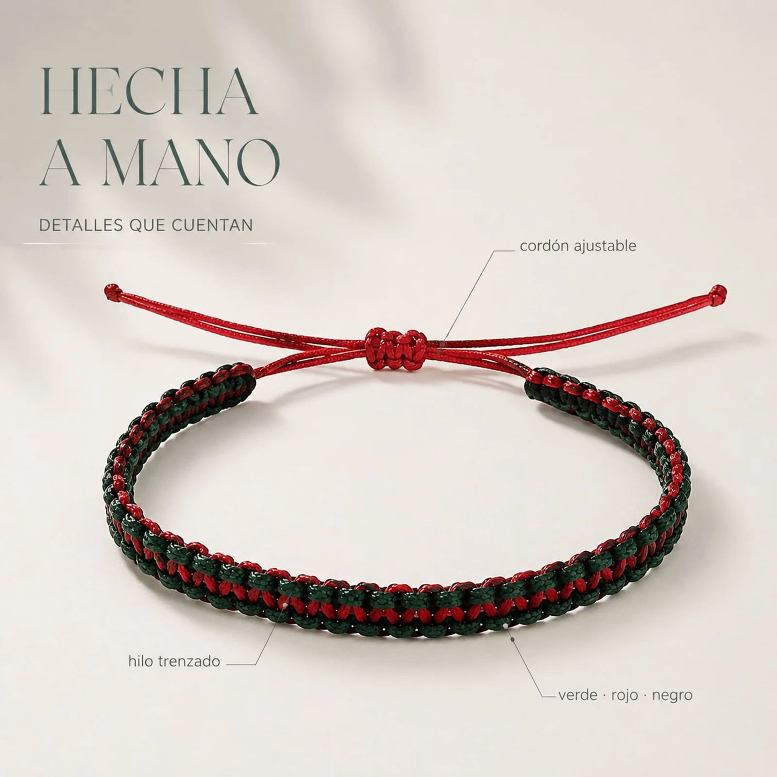 PULSERA BANDERA ESPAÑA VERDE