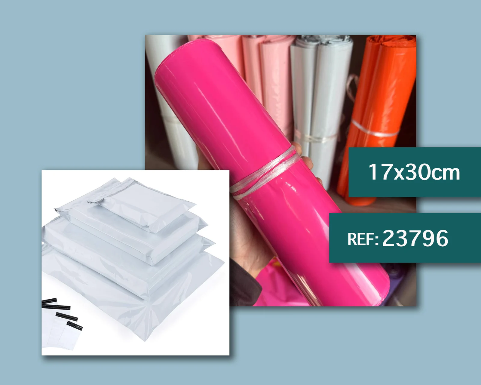 BOLSA PARA EMPAQUETE 100PCS-17*30CM
