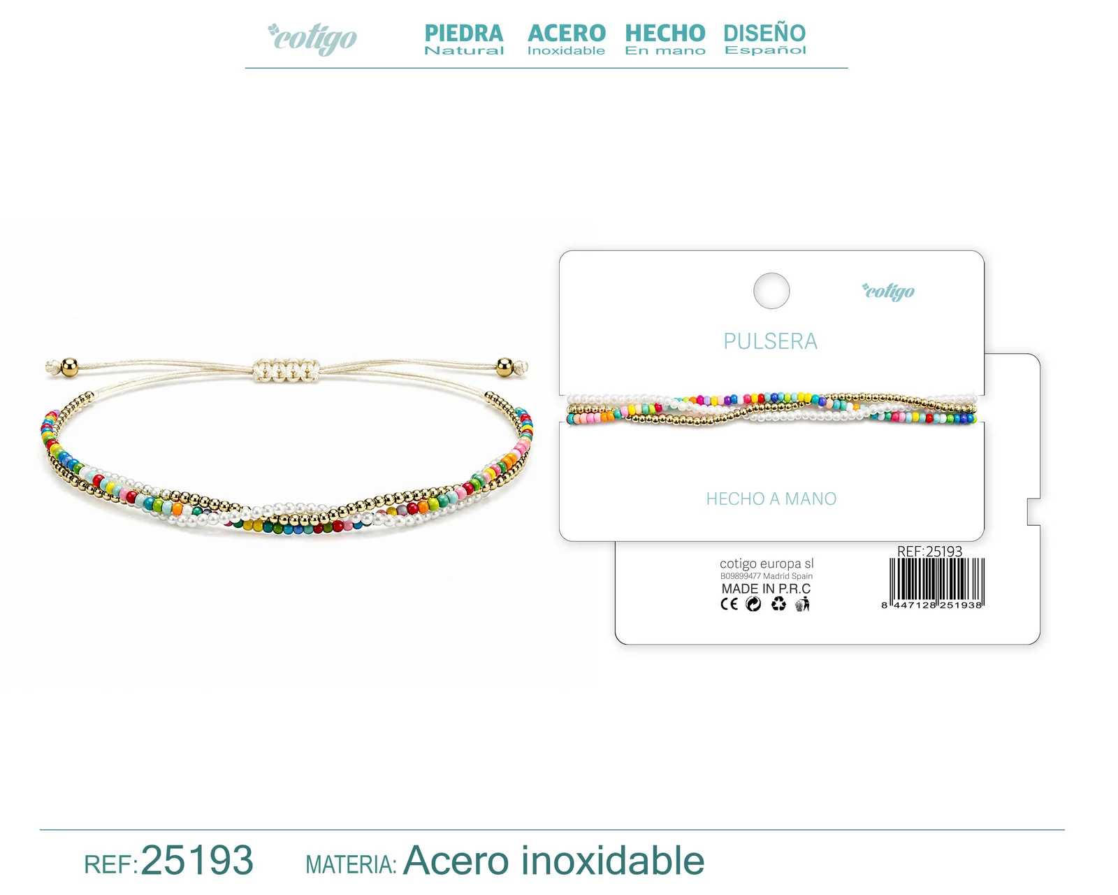 PULSERA HECHO A MANO