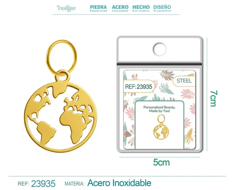 CHARM ACERO INOXIDABLE COLOR DORADO