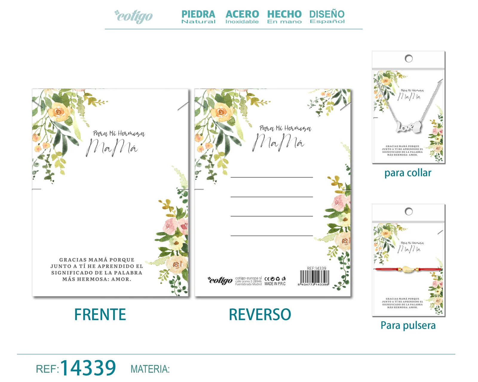 TARJETA FELICITACIÓN PARA MAMÁ