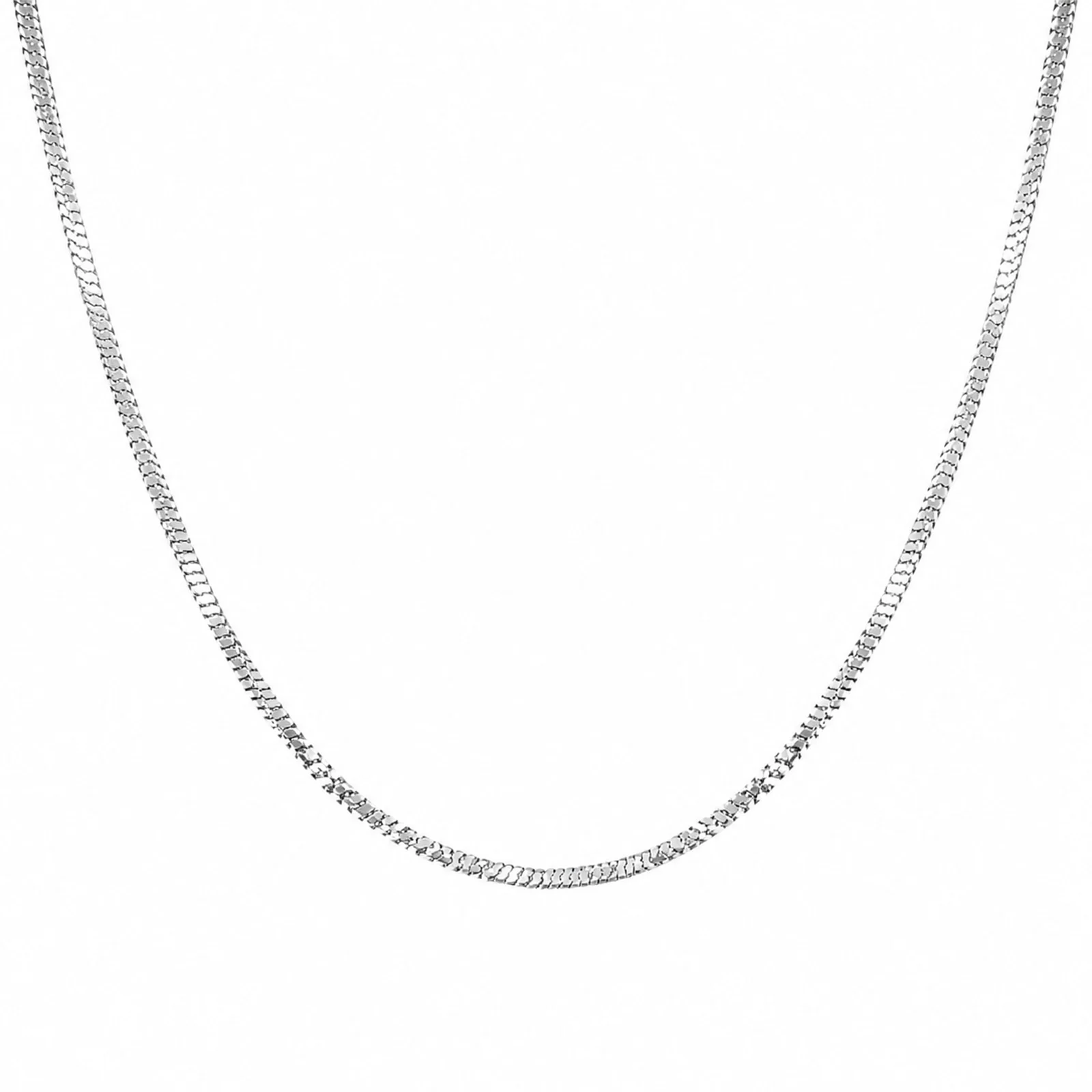 COLLAR DE CADENA ACERO PLATEADO