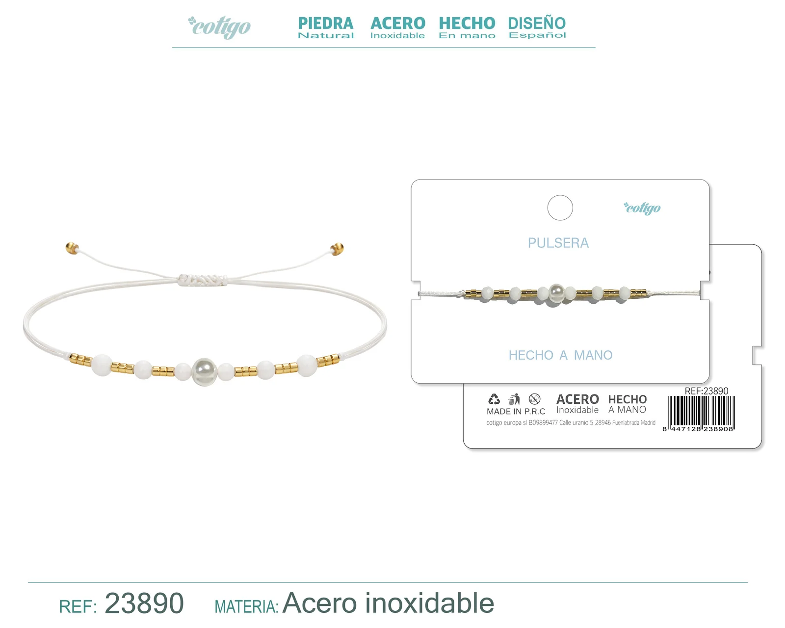 PULSERA HILO HECHO A MANO