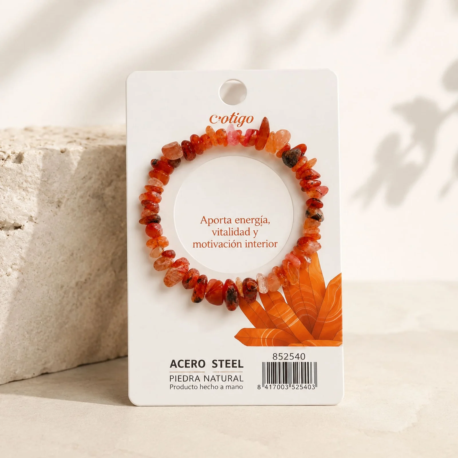 Pulsera Piedra natural Carneola