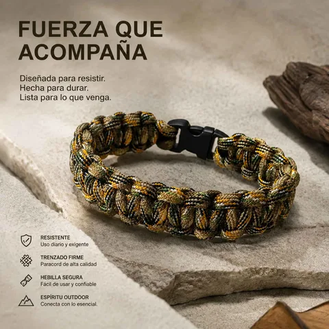 PULSERA PARACORD TRENZADO