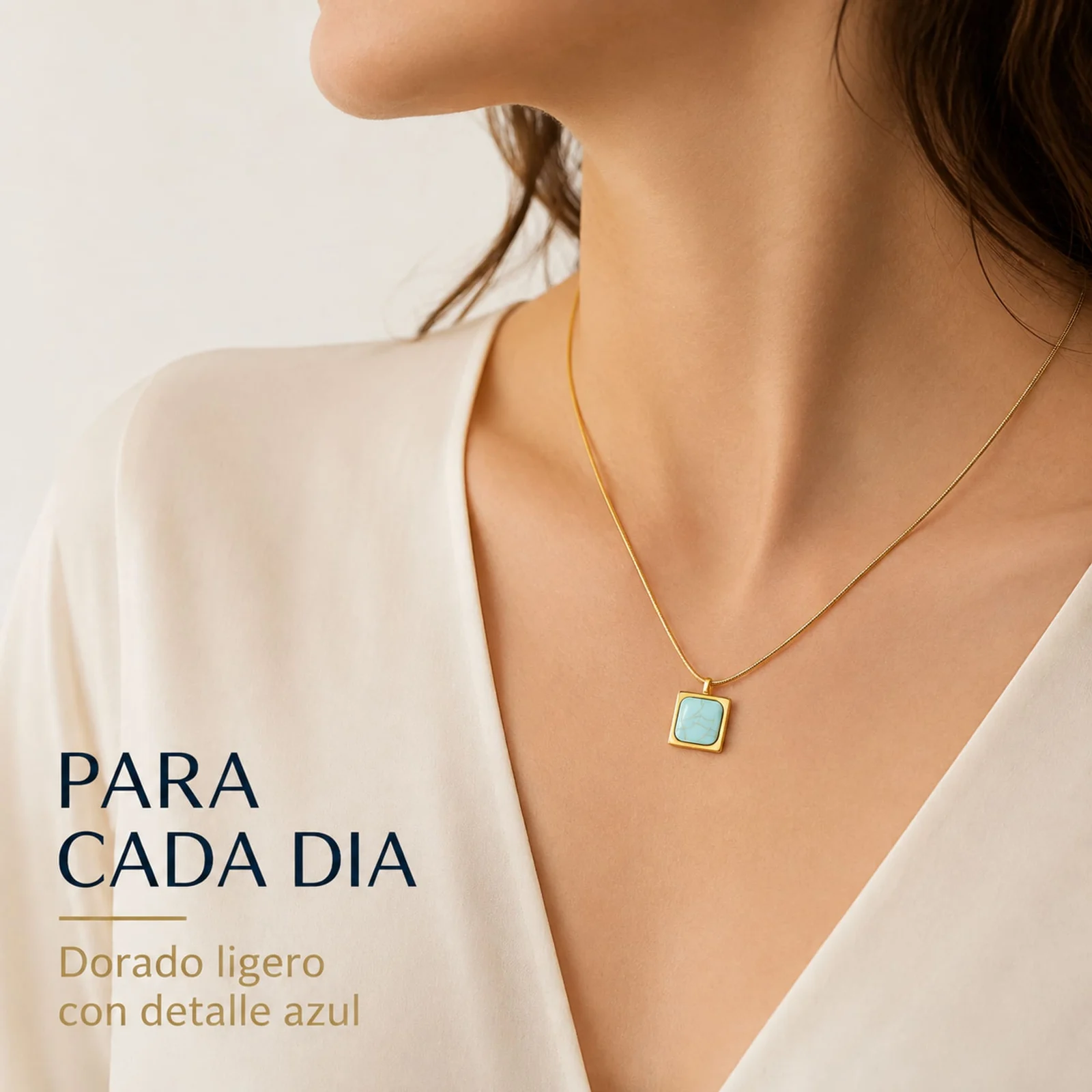 COLLAR ACERO INOXIDABLE CON SOBRE