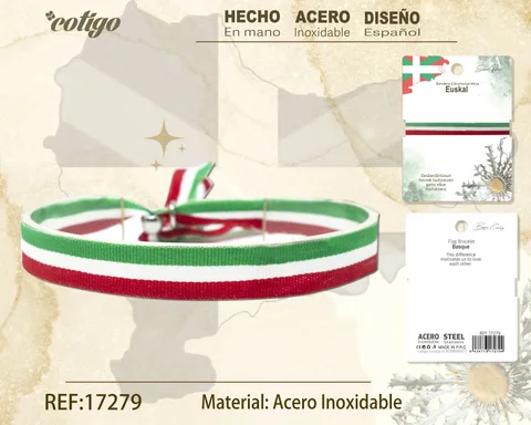 PULSERA BANDERA EUSKAL