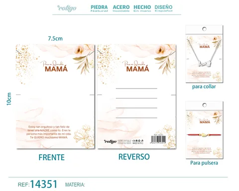 TARJETA FELICITACIÓN PARA MAMÁ