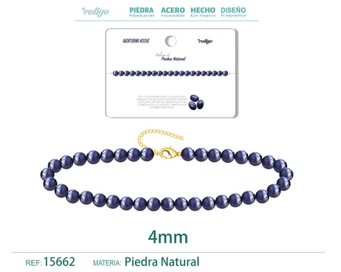 PULSERA AVENTURINA NOCHE 4MM