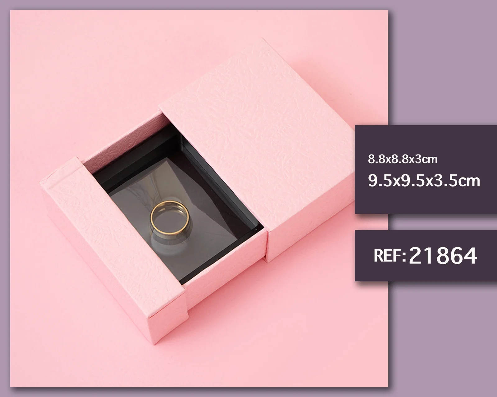 CAJA DE REGALO  9.5X9.5X3.5CM