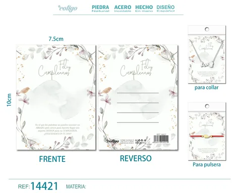 TARJETA FELICITACIÓN PARA CUMPLEAÑO