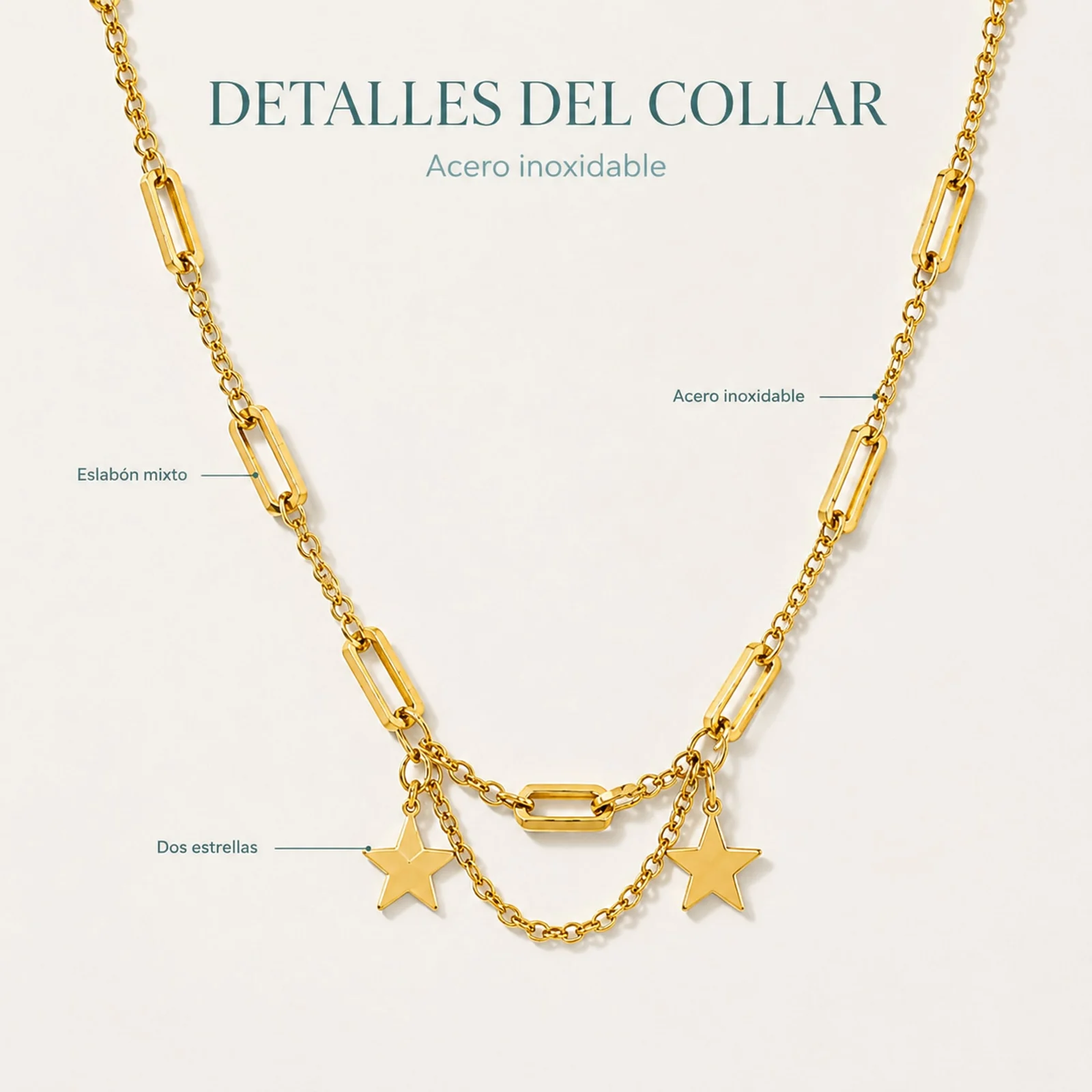 Collar Acero Inoxidable