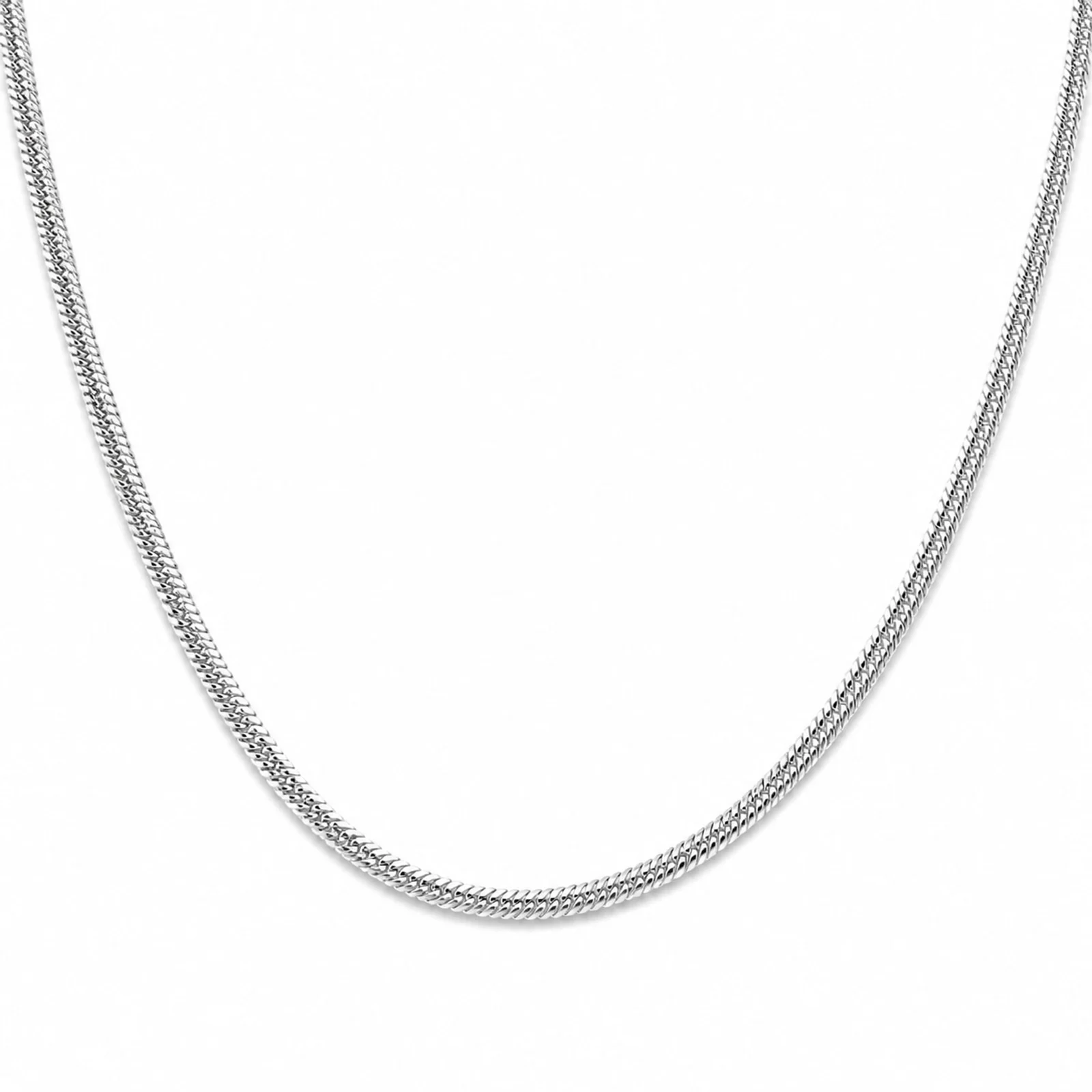 COLLAR DE CADENA ACERO PLATEADO